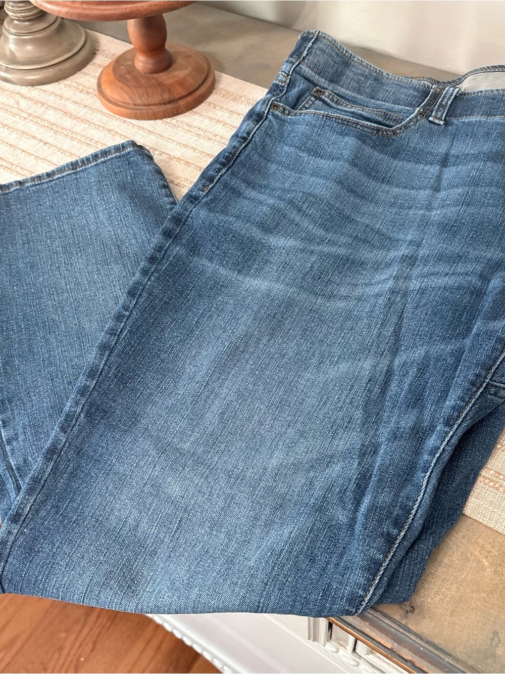Signature Levi Jeans Mens 38X30 Blue s61 Relaxed Stretch Denim Classic - 2pair